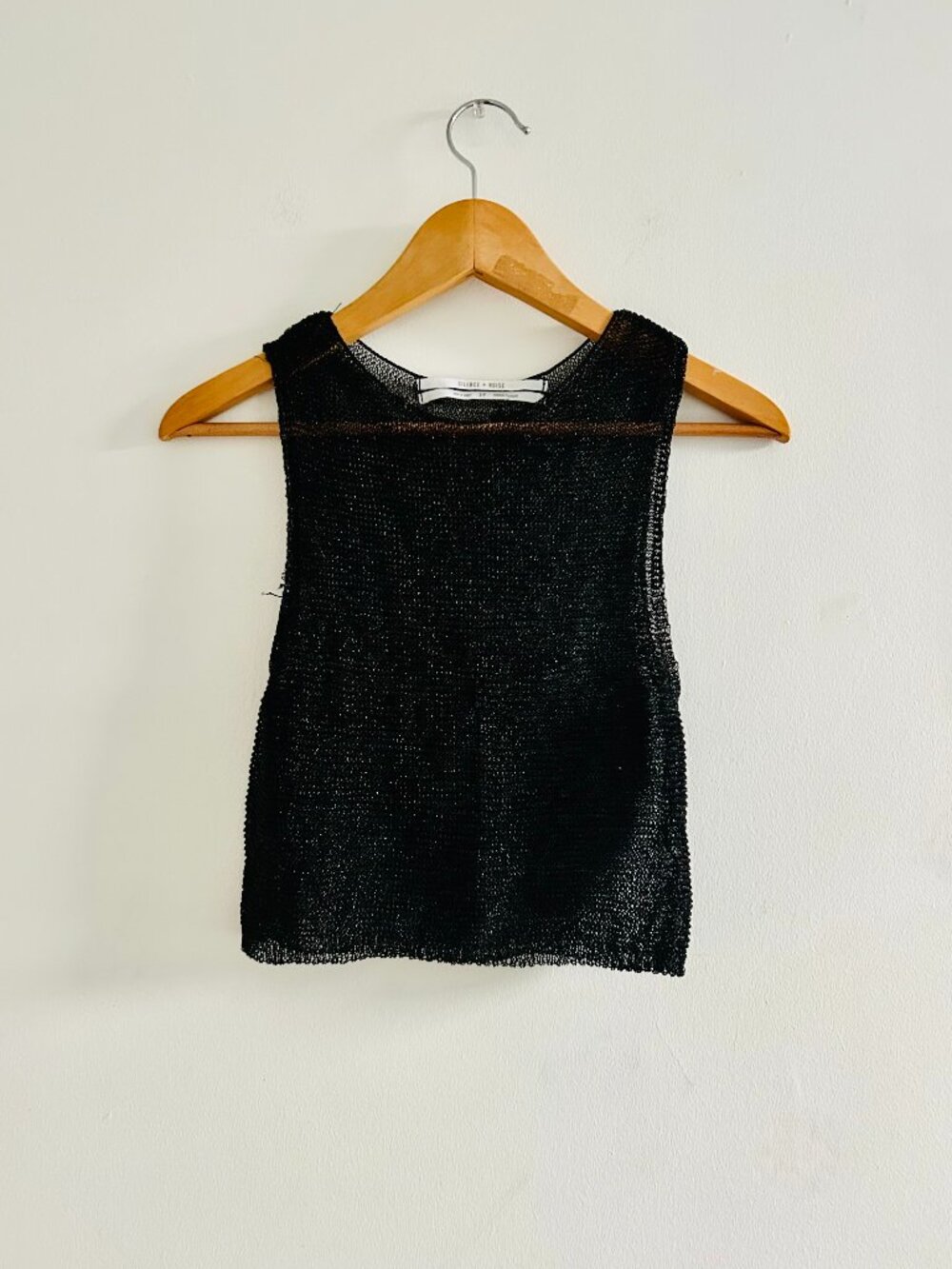 Urban Outfitters Silence and Noise Sheer Chainmail Mesh Tank, Size Small